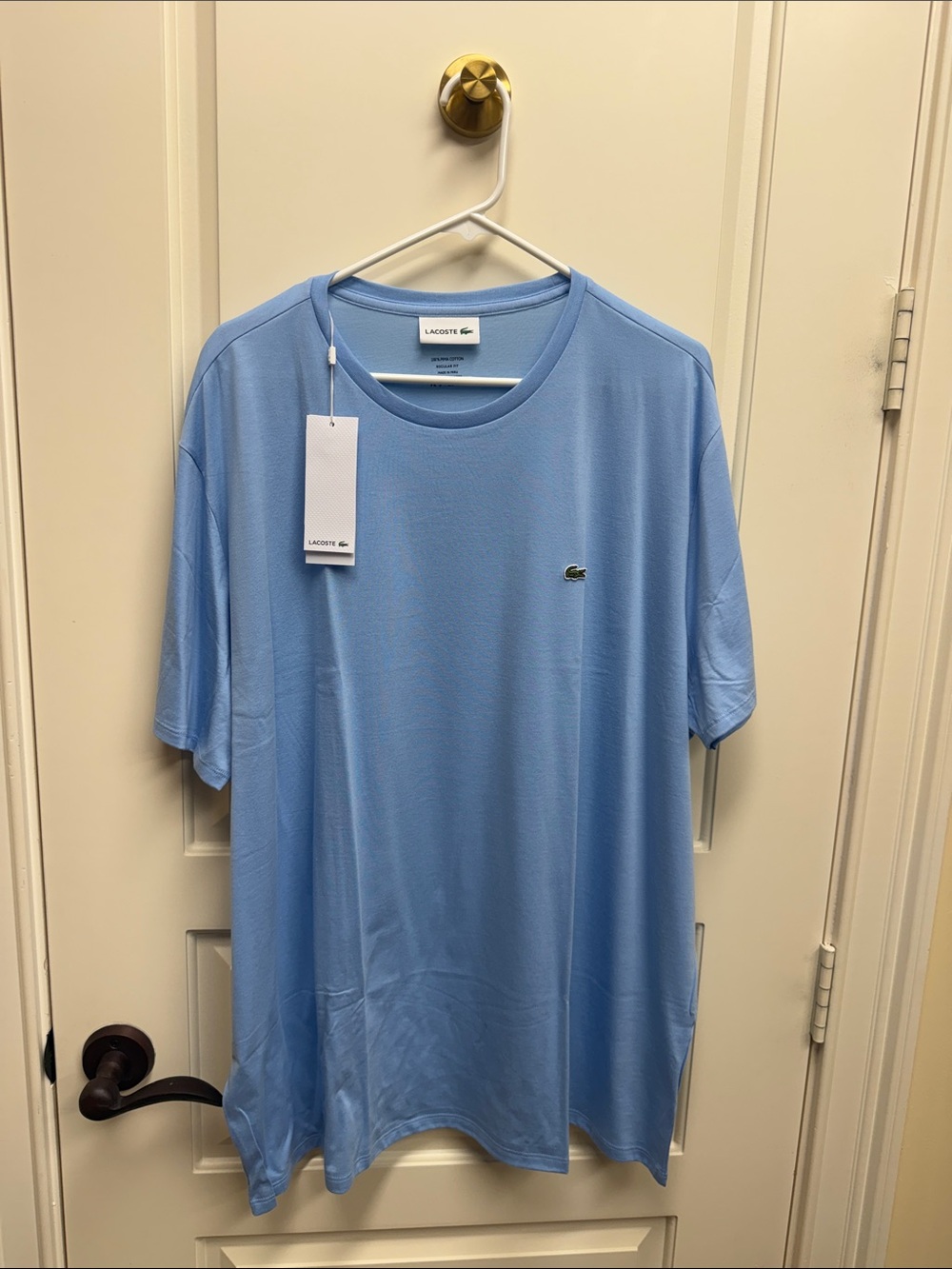 Lacoste Light Blue Short Sleeve Crew Tee